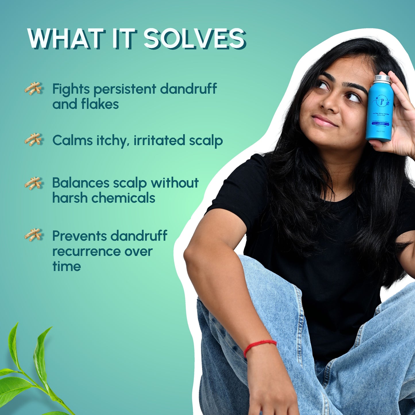 Anti-Dandruff Powder Shampoo